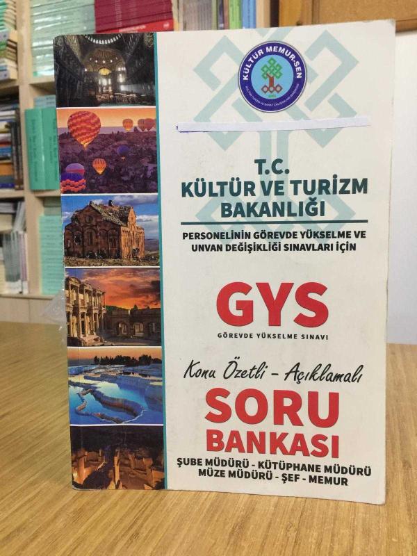 GYS 2021 T.C. Kültür ve Turizm Bakanlığı SORU BANKASI Şube Müdürü - Kütüphane Müdürü - Müze Müdürü - Şef - Memur