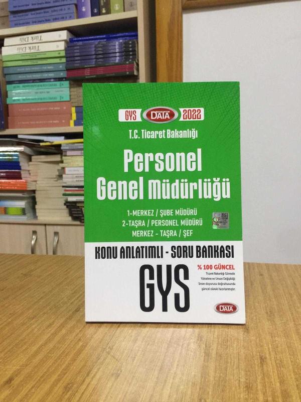GYS 2022 T.C. Ticaret Bakanlığı Personel Genel Müdürlüğü Konu Anlatımlı Soru Bankası