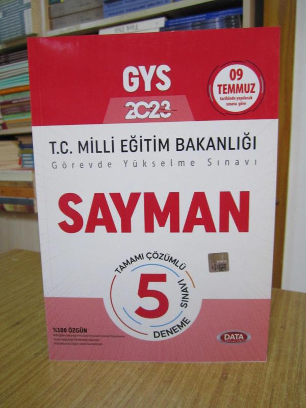 GYS 2023 T.C. Milli Eğitim Bakanlığı SAYMAN Tamamı Çözümlü 5 Deneme Sınavı