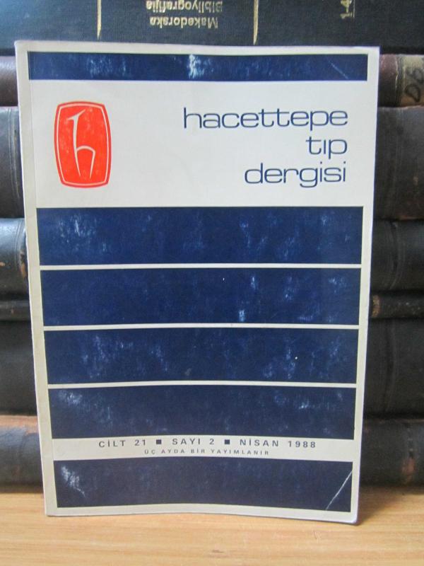 Hacettepe Tıp Dergisi - Cilt 21 Sayı 2 - Nisan 1988