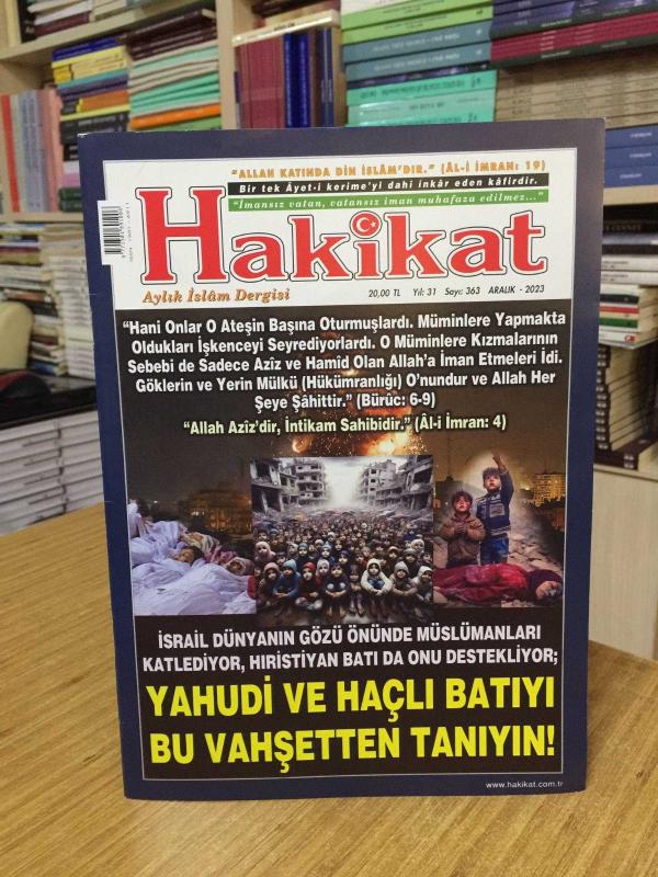 Hakikat Dergisi - Sayı 363 - Aralık 2023