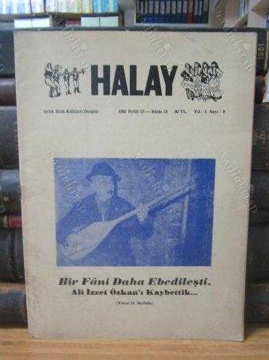 HALAY Aylık Halk Kültürü Dergisi -  Sayı 9 -  15 Eylül Ekim 1981