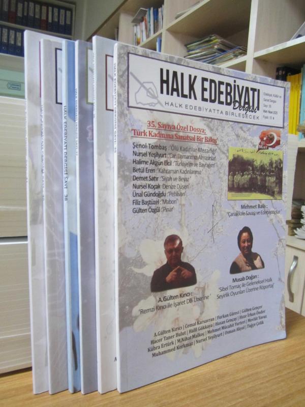 Halk Edebiyatı Dergisi - 6 Farklı Sayı TAKIM (2020-2021) - Sayılar: 35-36-37-38-40-41