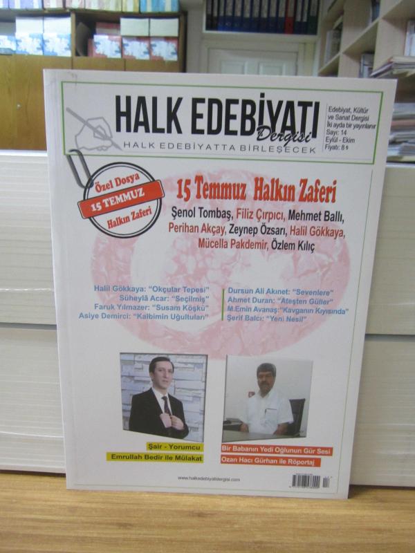 Halk Edebiyatı Dergisi - Sayı 14 - Eylül Ekim 2016