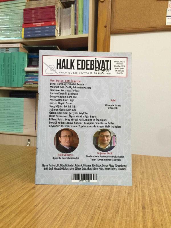 Halk Edebiyatı Dergisi - Sayı 55/56 - Temmuz Ağustos Eylül Ekim 2023