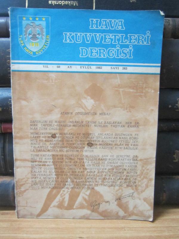 Hava Kuvvetleri Dergisi - Sayı 283 - Eylül 1982