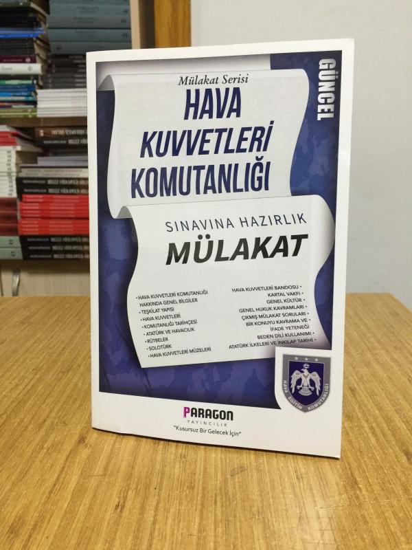 Hava Kuvvetleri Komutanlığı Çıkmış Sorularla Mülakat Kitabı Askerim Serisi Paragon Yayıncılık (2023)