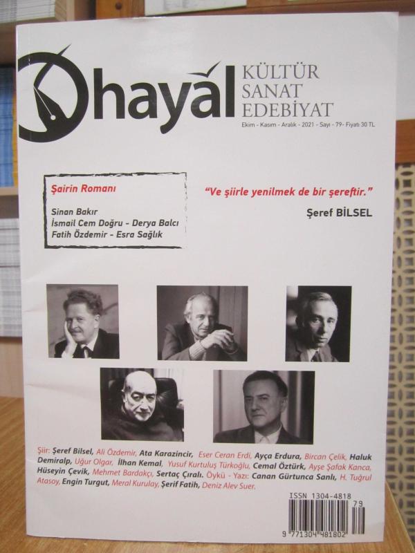 HAYAL Kültür Sanat Edebiyat Dergisi - Sayı 79 - Ekim Kasım Aralık 2021