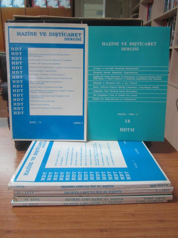 HDT Hazine ve Dış Ticaret Dergisi - 7 Farklı Sayı TAKIM (1990-1993) - Sayılar: 5-7-11-13-16-17-18