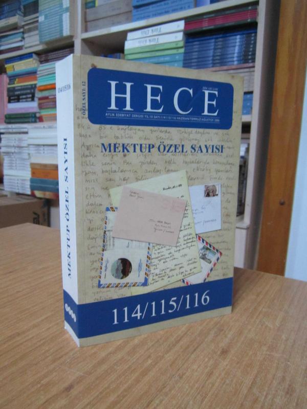 Hece Aylık Edebiyat Dergisi - Sayı 114-115-116 [ Mektup Özel Sayısı ]