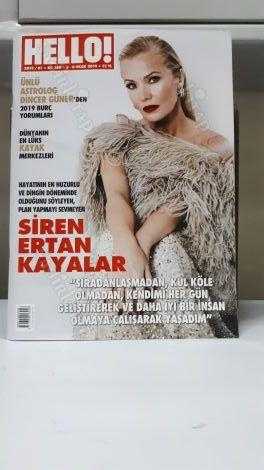 Hello! Dergisi - [2-8 Ocak 2019] - No: 760 - 2019/01 - SİREN ERTAN KAYALAR