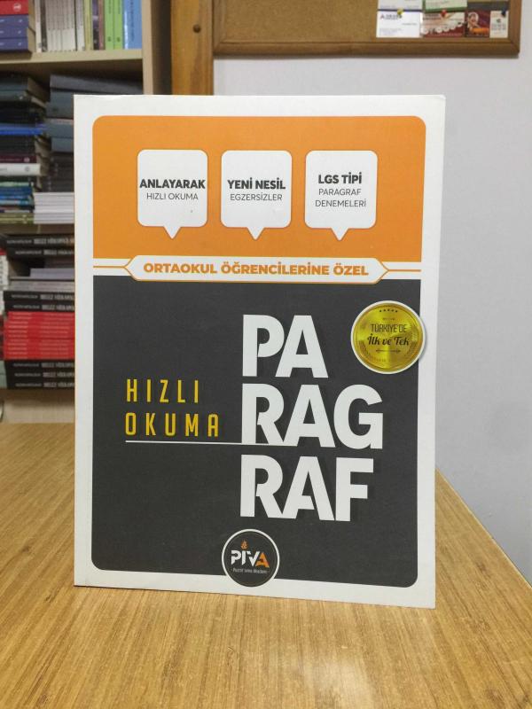 Hızlı Okuma ve Paragraf Ortaokul Öğrencilerine Özel PİVA Yayınları