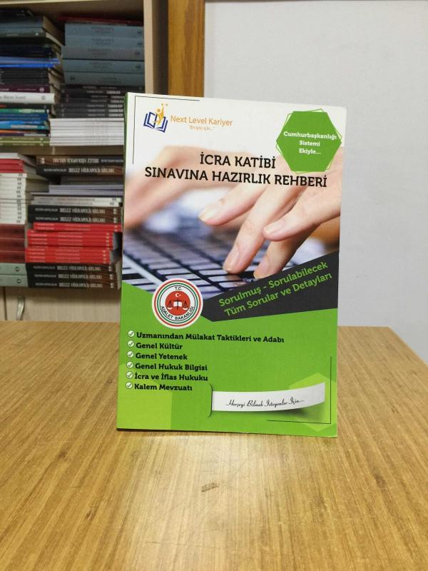 İcra Katibi Sınavına Hazırlık Rehberi Sorulmuş - Sorulabilecek Tüm Sorular ve Detayları - Next Kariyer Yayınları