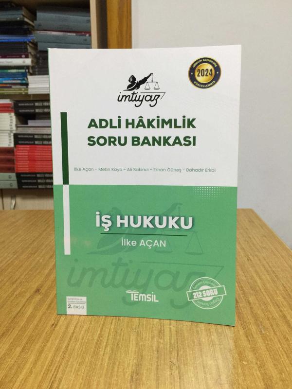 İmtiyaz Adli Hakimlik Soru Bankası İş Hukuku Temsil Kitap 2.Baskı
