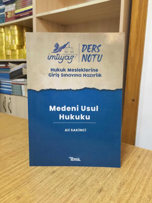 İmtiyaz HMGS Ders Notları Medeni Usul Hukuku Temsil Kitap