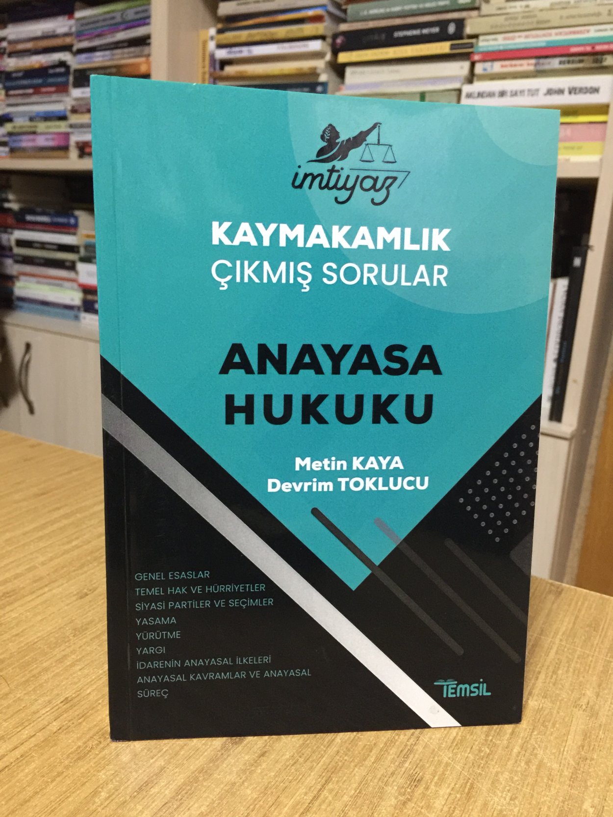 İmtiyaz Kaymakamlık Çıkmış Sorular Anayasa Hukuku Temsil Kitap