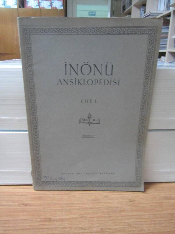 İnönü Ansiklopedisi - Cilt 1 Fasikül 3 - Yıl 1945
