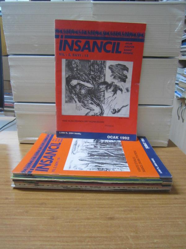 İnsancıl Dergisi - 1992 Yılı Tüm Sayılar TAKIM (Sayılar: 15-16-17-18-19-20-21-22-23-24-25-26)