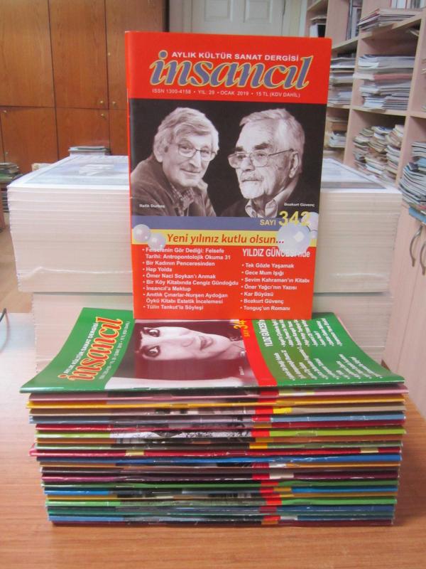 İnsancıl Dergisi - 23 Farklı Sayı TAKIM (Ocak 2019-Aralık 2020) - Sayılar: 342-365 ve Arası Mevcut (363.Sayı Eksik)