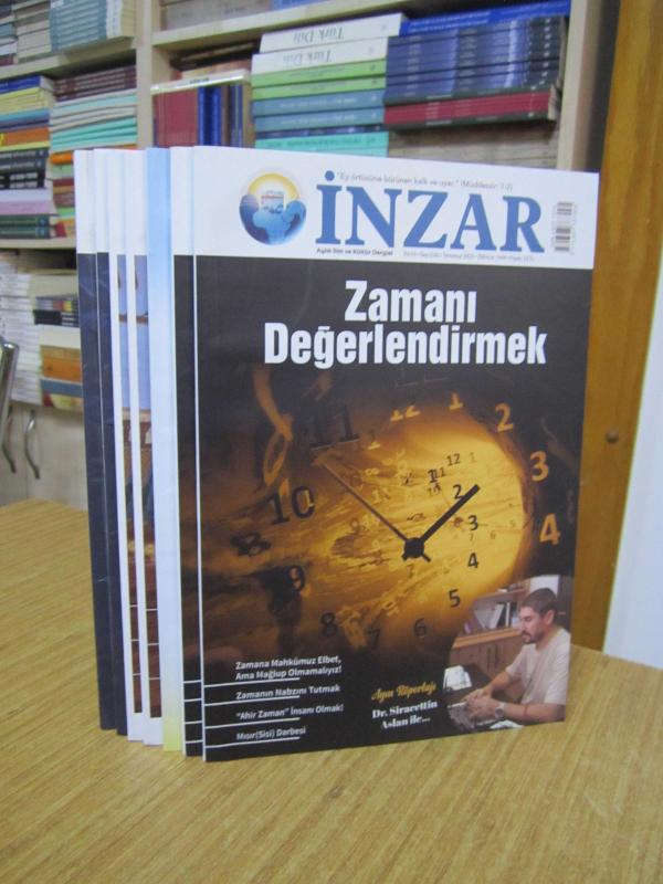 İNZAR Aylık İlim ve Kültür Dergisi - 2023 Yılı 9 Sayı TAKIM (Sayılar: 220-221-222-224-225-226-227-228-229)