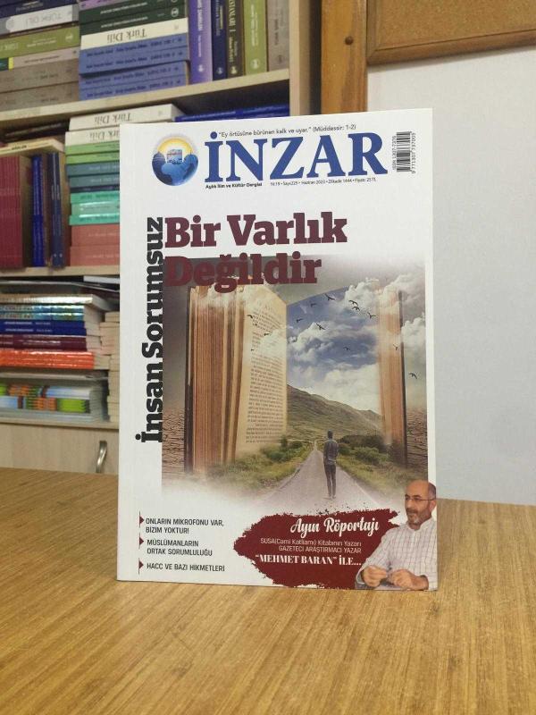İNZAR Aylık İlim ve Kültür Dergisi - Sayı 225 - Haziran 2023