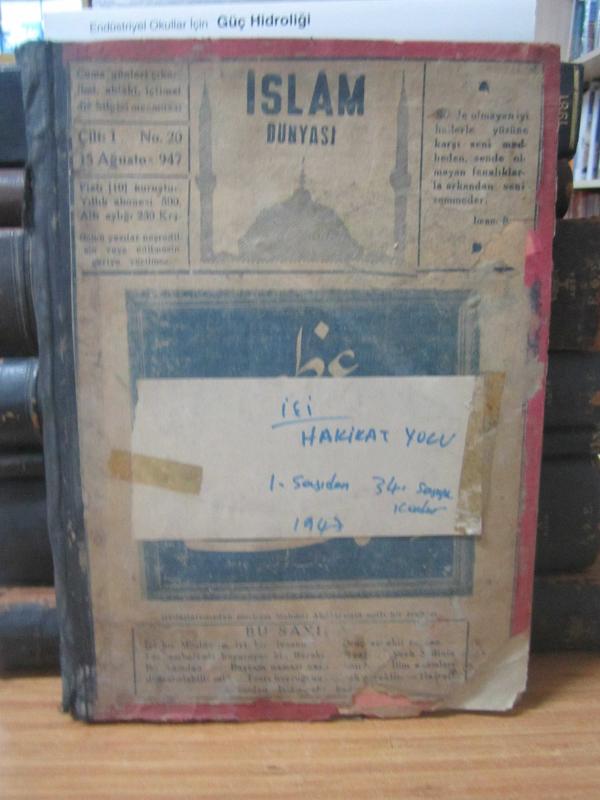 İslam Dünyası Dergisi - 1. Sayıdan 34. Sayıya Kadar TAKIM 1947 - Ciltli