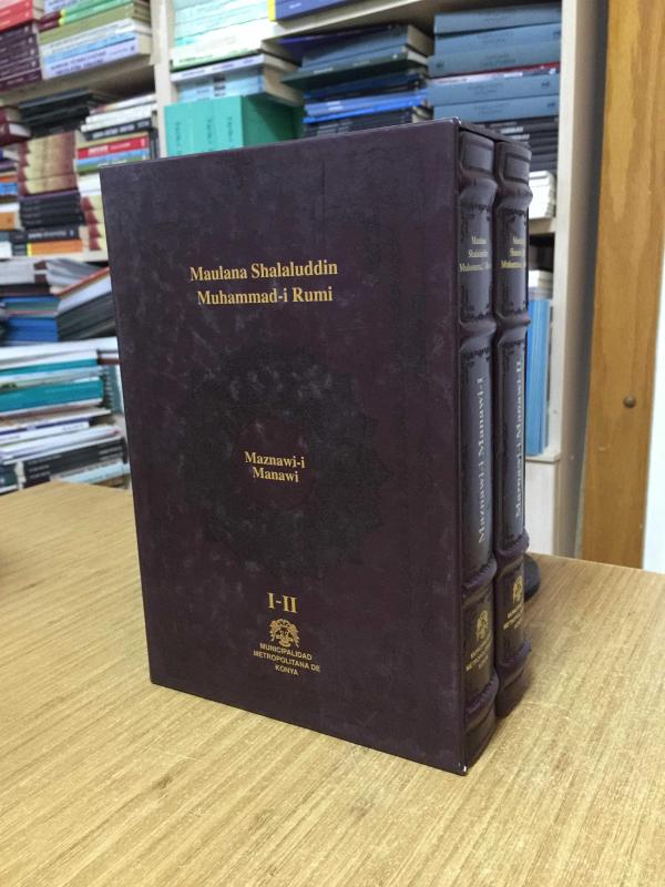 İspanyolca Lüks Mesnevi - Maznawi-i Manawi (2 Cilt Takım) Español Mathnawi