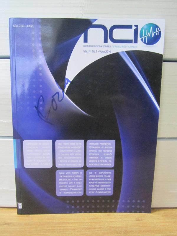 Istanbul Northern Anatolian Association of Public Hospitals - NCI Northern Clinics of Istanbul 2014 Volume 1 Issue 1 - İstanbul Kuzey Klinikleri