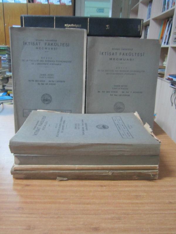 İstanbul Üniversitesi İktisat Fakültesi Mecmuası - 1940'dan 1947'e Kadar Yayınlanmış 10 Farklı Sayı Mevcut (Sayılar Açıklamada)