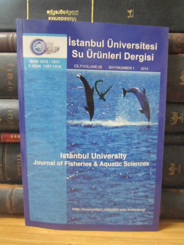 İstanbul Üniversitesi Su Ürünleri Dergisi - Cilt 28 Sayı 1 - Yıl 2013