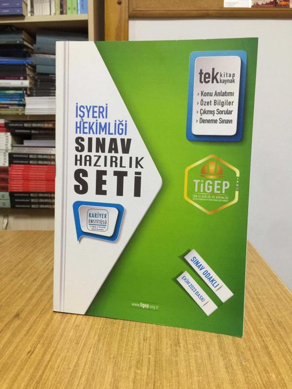 İşyeri Hekimliği Sınav Hazırlık Seti (Ekim 2023 Baskısı) TİGEP Kariyer Enstitüsü