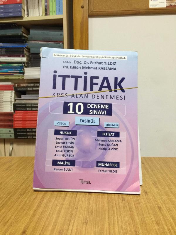 İttifak KPSS Alan Denemesi Tamamı Çözümlü 10 Fasikül Deneme Temsil Yayınları