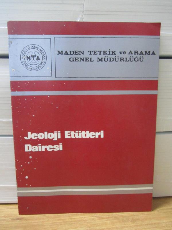 Jeoloji Etütleri Dergisi - 1988 - Maden Tetkik ve Arama Genel Müdürlüğü