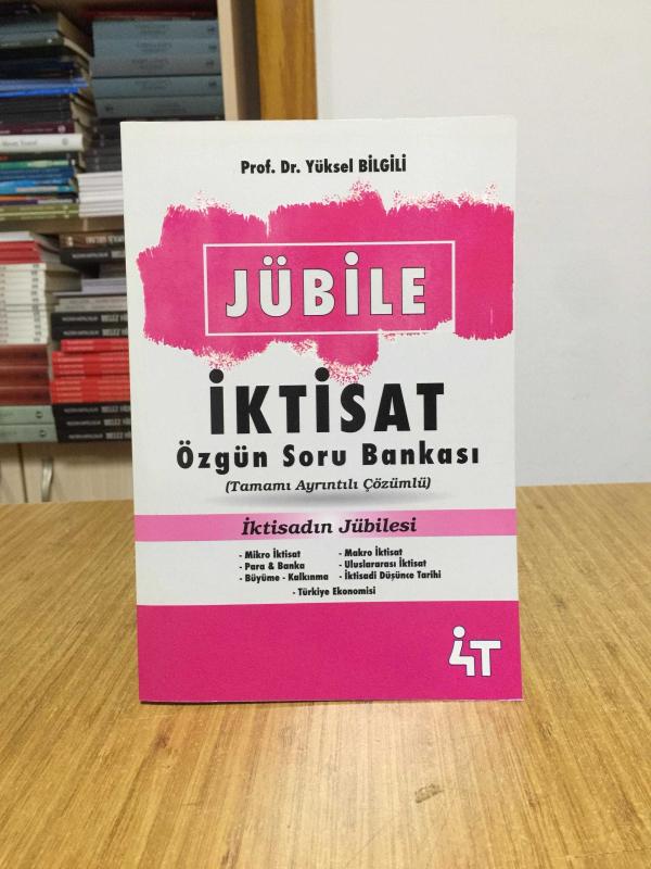 Jübile İktisat Özgün Soru Bankası 4T Yayınları