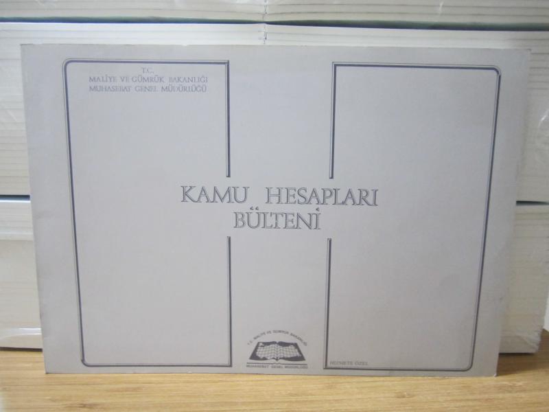 Kamu Hesapları Bülteni - EYLÜL 1991 - T.C. Maliye ve Gümrük Bakanlığı Muhasebat Genel Müdürlüğü