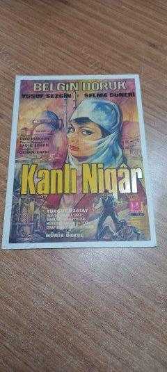 Kanlı Nigar 1968 Hisar Film Ülkü ERAKALIN / Milli Kütüphane Başkanlığı Afil Koleksiyonu [ Kartpostal ]