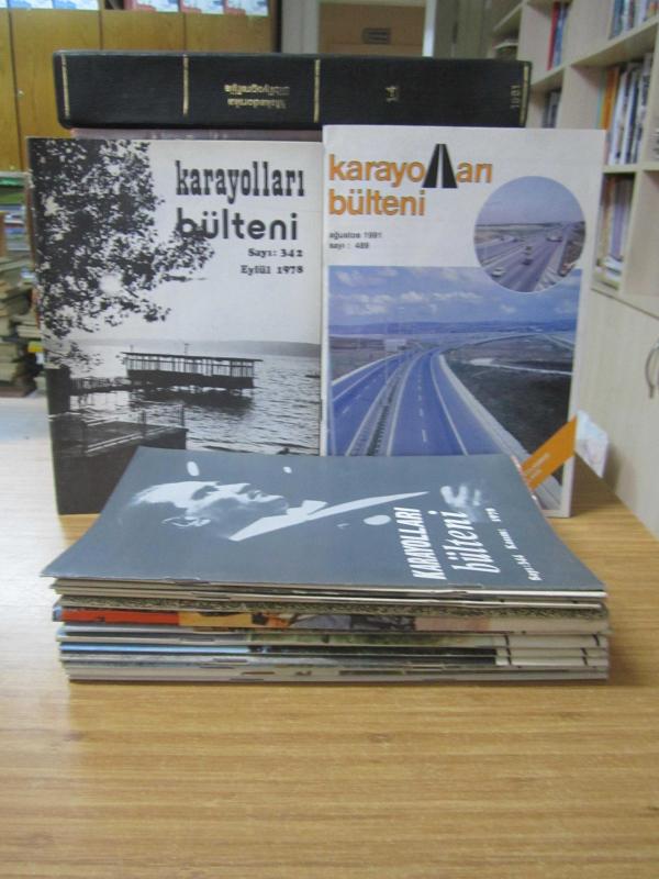 Karayolları Bülteni - 1978'den 1991'e Kadar Yayınlanmış 32 Farklı Sayı Mevcut (Sayılar Açıklamada)