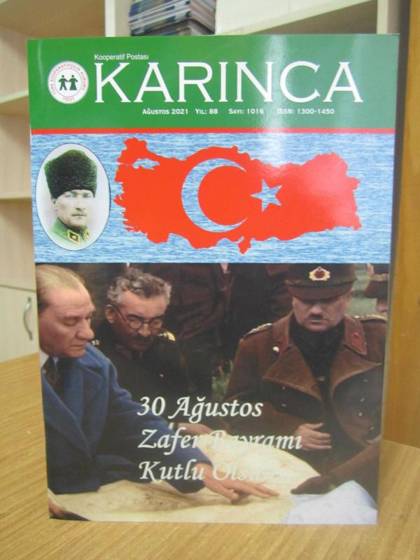 Karınca Kooperatif Postası - Türk Kooperatifçilik Kurumu - Sayı 1016 - Ağustos 2021