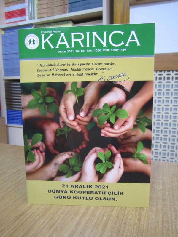 Karınca Kooperatif Postası - Türk Kooperatifçilik Kurumu - Sayı 1020 - Aralık 2021