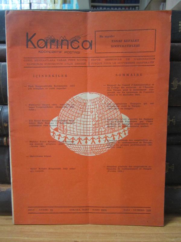 Karınca Kooperatif Postası - Türk Kooperatifçilik Kurumu - Sayı 219 - Mart 1955
