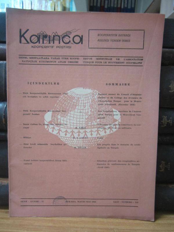 Karınca Kooperatif Postası - Türk Kooperatifçilik Kurumu - Sayı 233 - Mayıs 1956