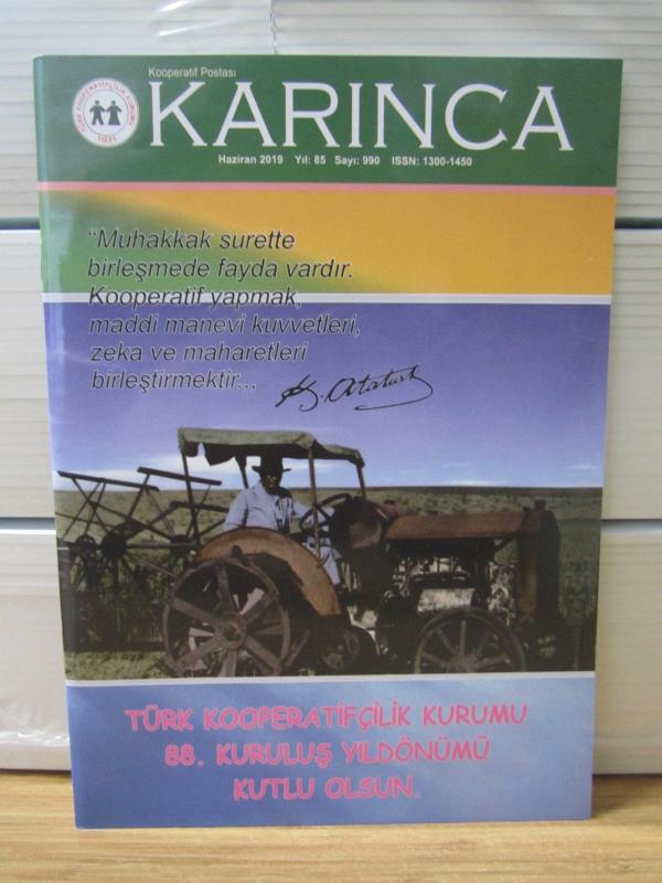 Karınca Kooperatif Postası - Türk Kooperatifçilik Kurumu - Sayı 991 - Temmuz 2019