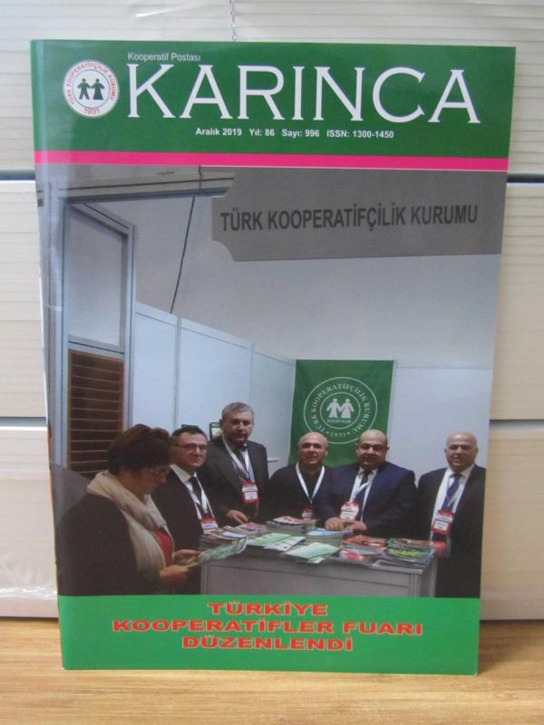 Karınca Kooperatif Postası - Türk Kooperatifçilik Kurumu - Sayı 997 - Ocak 2020