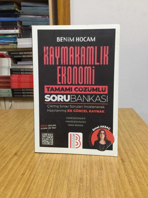 Kaymakamlık Ekonomi Tamamı Çözümlü Soru Bankası Benim Hocam Yayınları