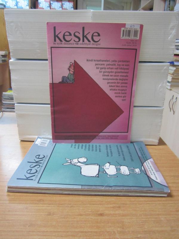 KEŞKE Dergisi - 2019 Yılı Tüm Sayılar TAKIM (33-38 ve Arası 6 Sayı Mevcut)