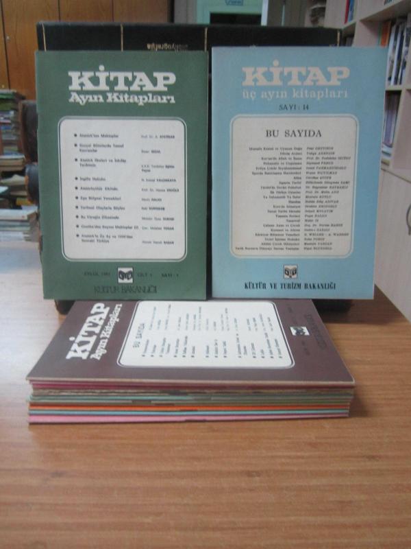 Kitap Ayın Kitapları Dergisi - 13 Farklı Sayı TAKIM (1981-1984) - Sayılar: 1-14 ve Arası (13.Sayı YOK)