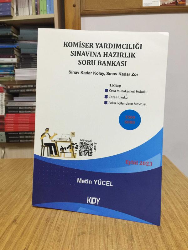 Komiser Yardımcılığı Sınavına Hazırlık Soru Bankası 1. Kitap - Metin Yücel (Eylül 2023)