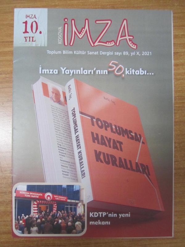 KOSOVA İMZA Dergisi - Sayı 89 - Yıl 2021