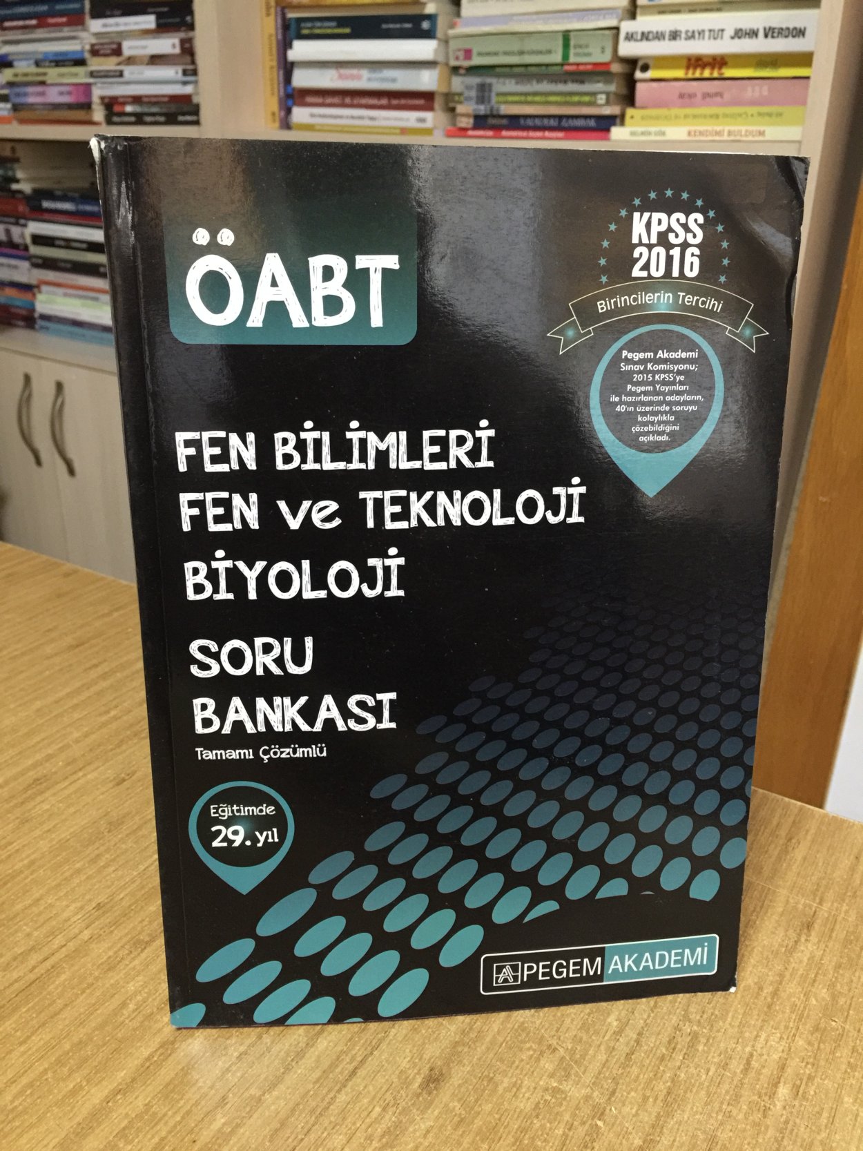 KPSS 2016 ÖABT Fen Bilimleri Fen ve Teknoloji Biyoloji Soru Bankası Pegem Akademi