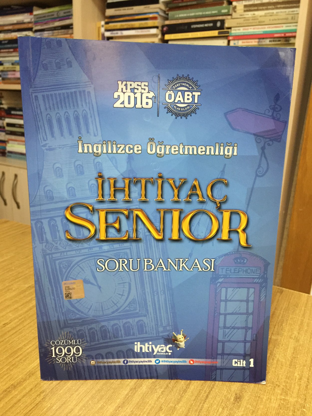 KPSS 2016 ÖABT İhtiyaç Senior İngilizce Öğretmenliği Soru Bankası 1. Cilt